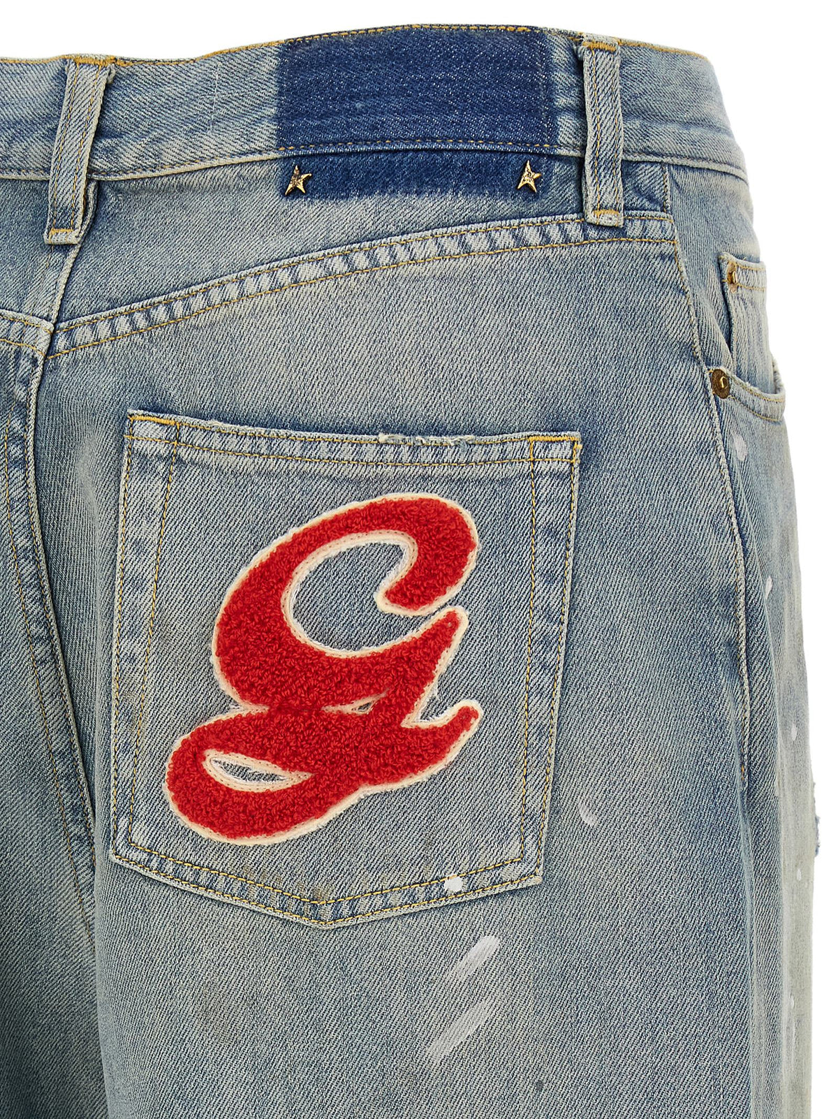 Golden Goose Blue Cotton Boyfriend Jeans - Journey Collection