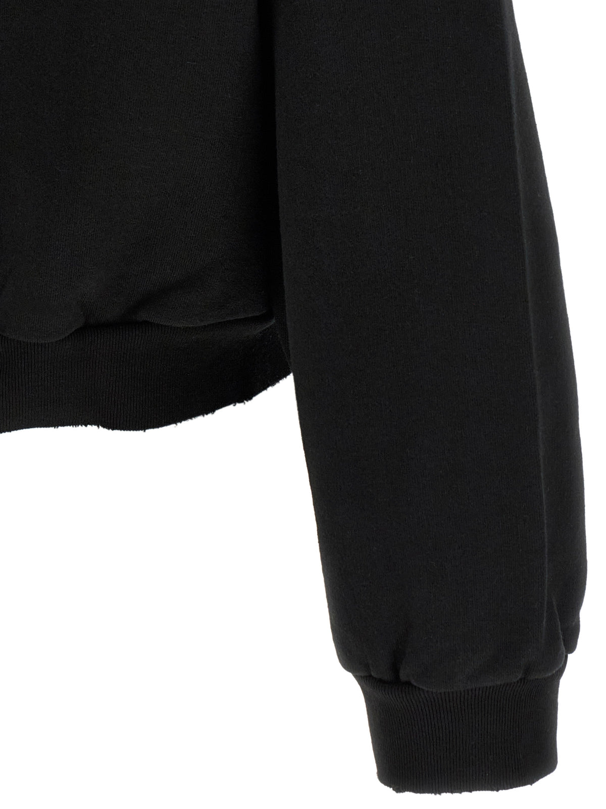 Balenciaga Black Cotton Sweatshirt - Elevate Your Streetwear Style