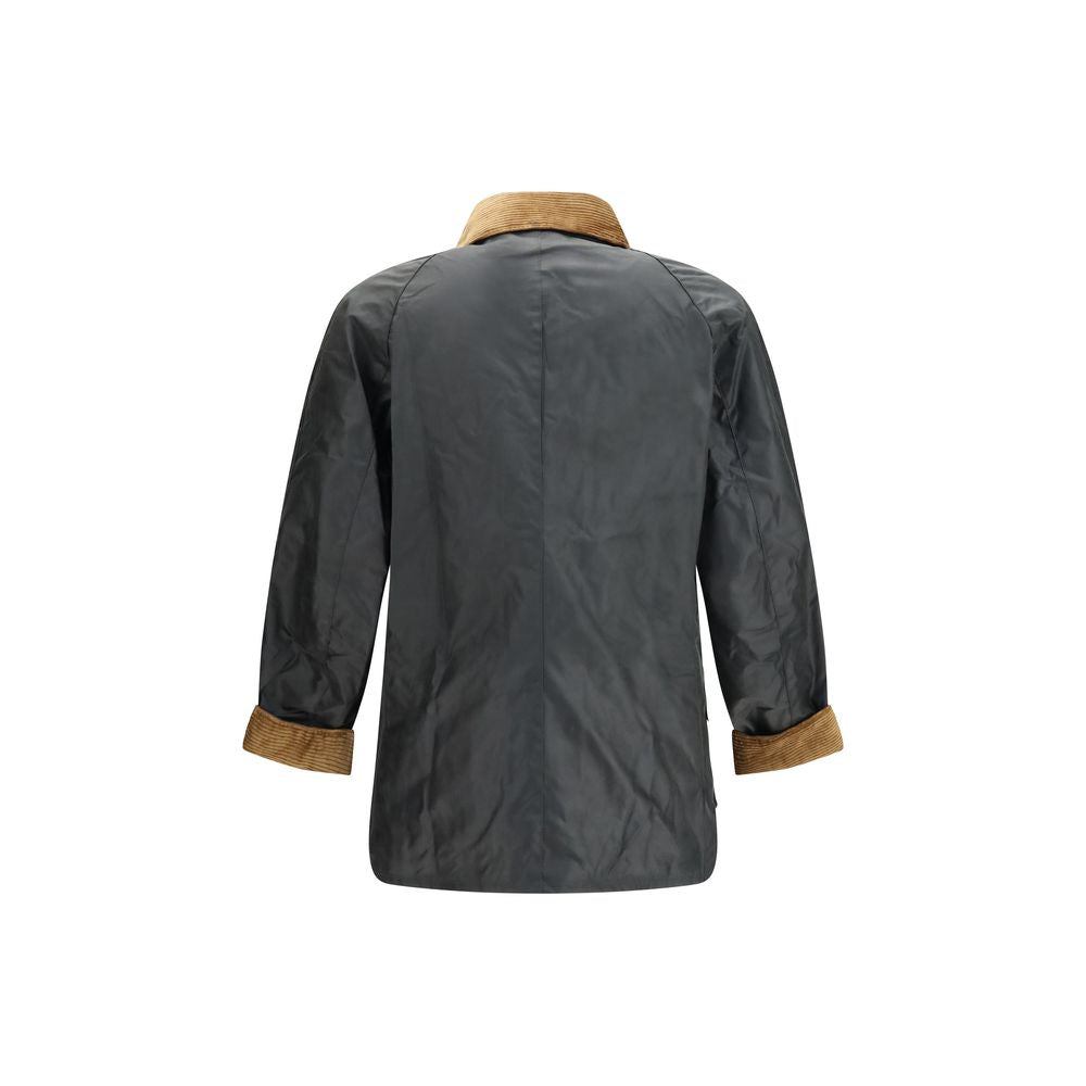 Barbour Bicolor Cotton Full-Length Jacket - Timeless Luxury Outerwear