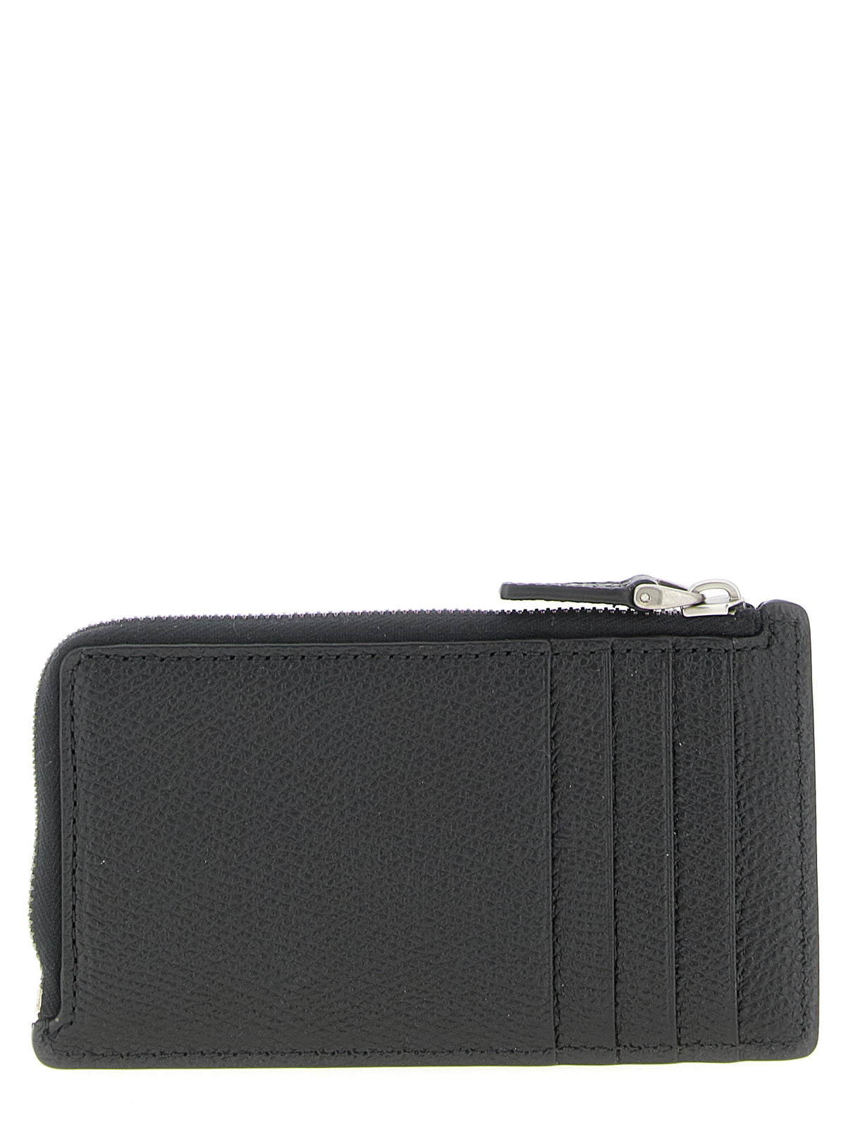 Elevate your style with the Valentino Garavani Black Calfskin Cardholder, a masterpiece of Italian craftsmanship that embodies timeless sophistication and luxurious organization.