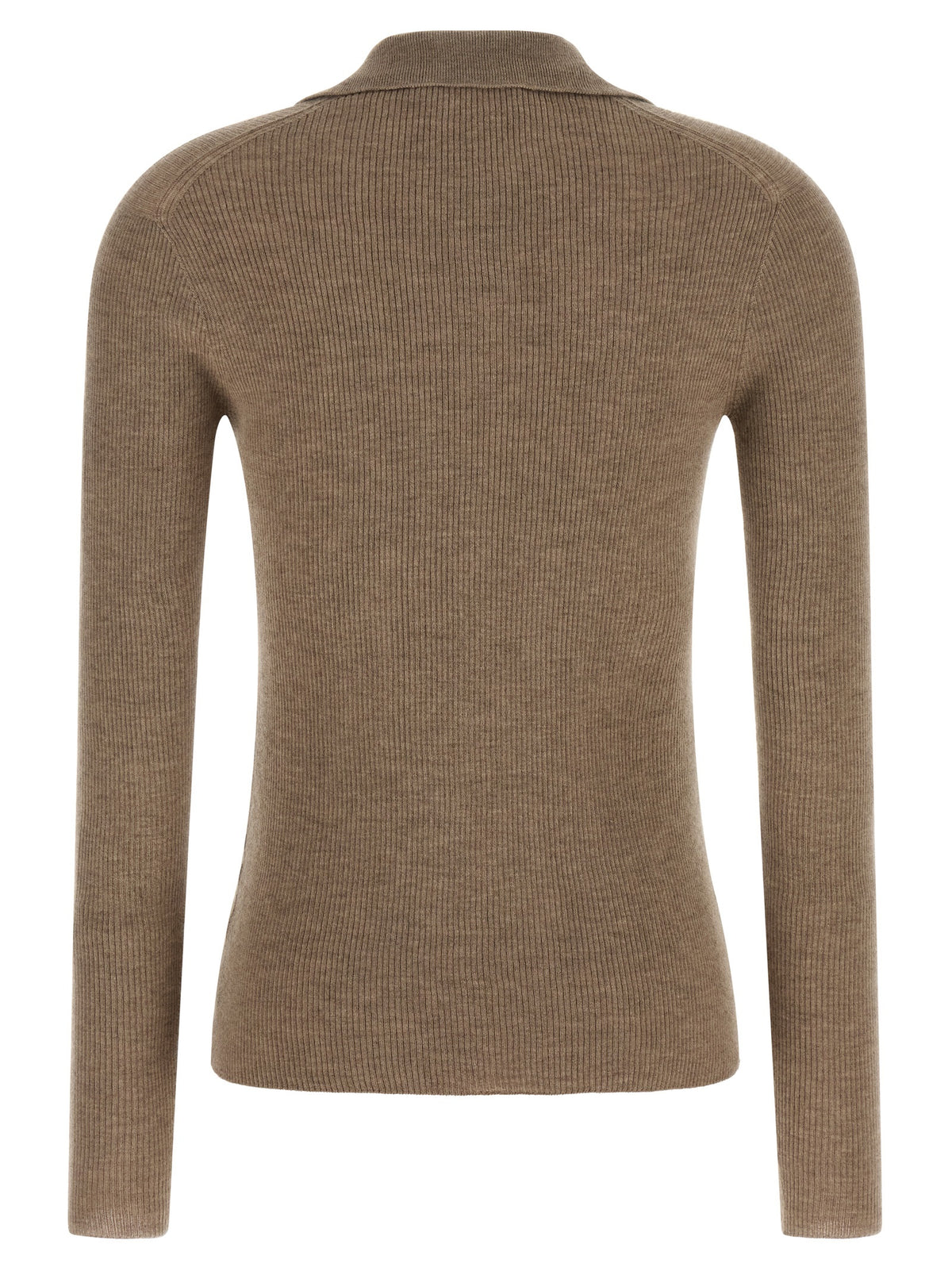 Max Mara Beige Cashmere Polo Shirt - Exquisite Luxury Redefined