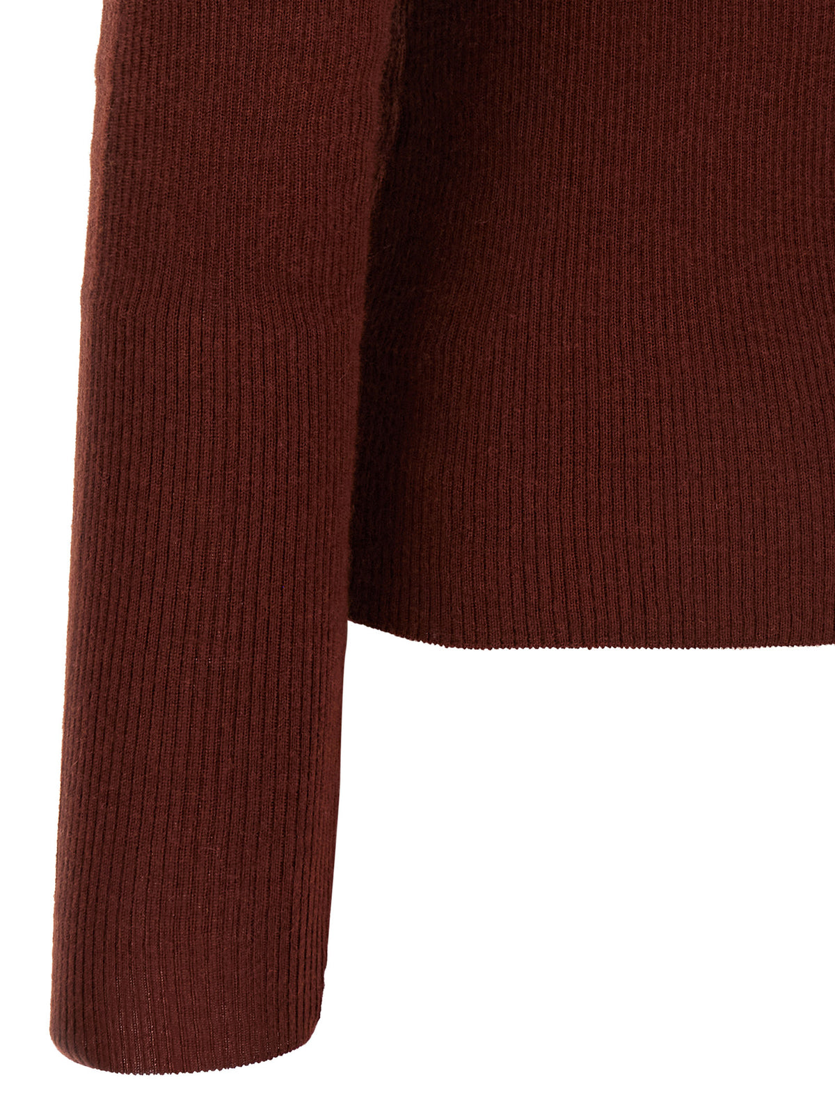 Max Mara Bordeaux Cashmere Polo Shirt - Timeless Luxury Elegance