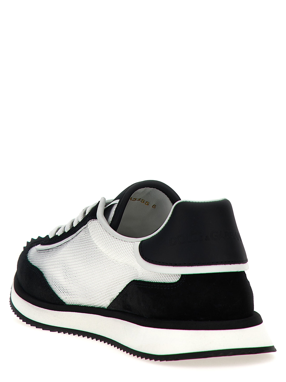 Dolce & Gabbana Bicolor Calfskin Athletic Sneakers for Luxe Living