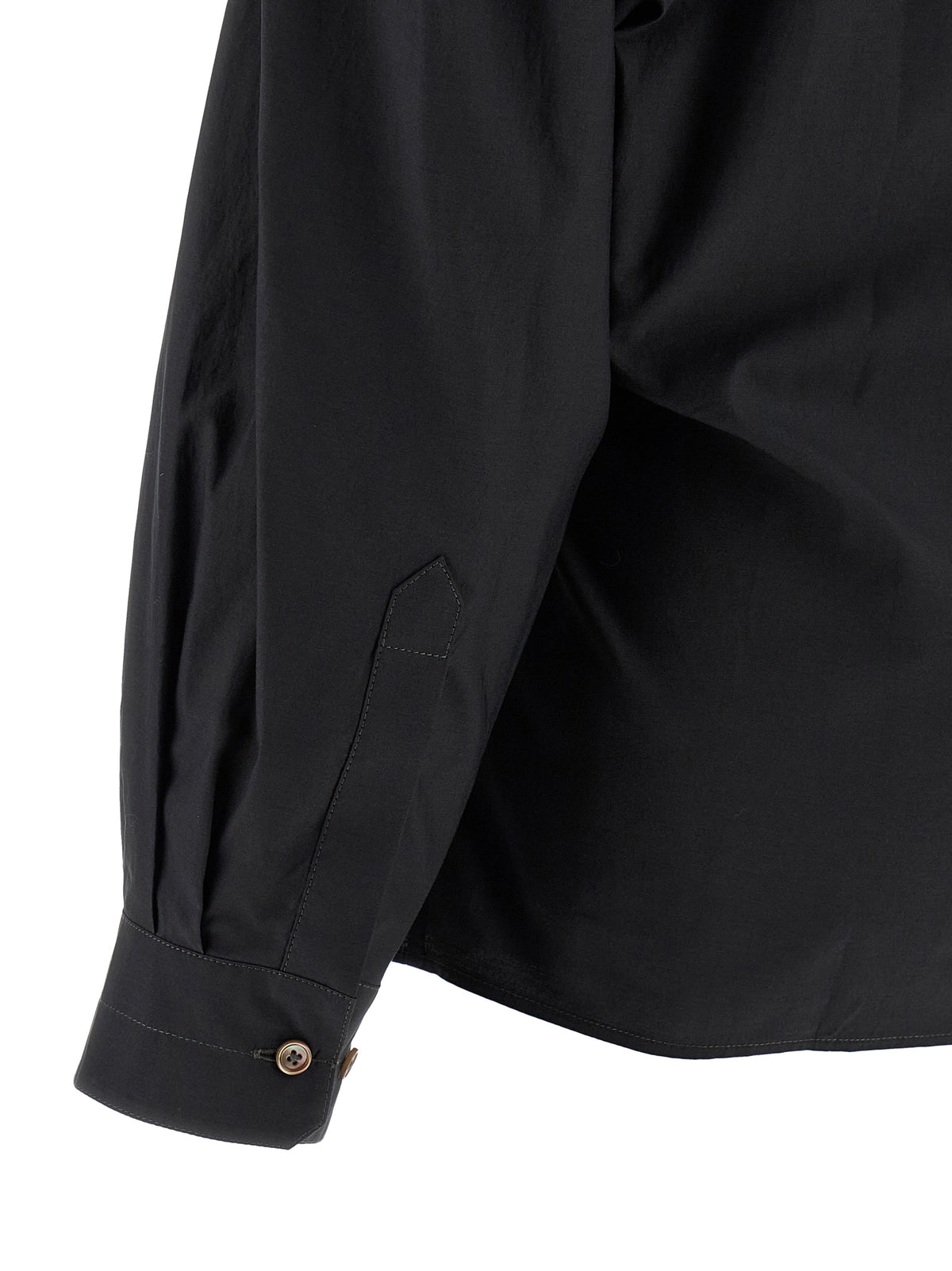 Lemaire Black Cotton Blouse - Timeless Luxury for the Discerning