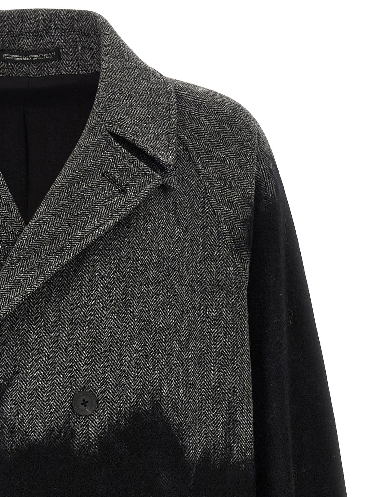 Yohji Yamamoto Gray Wool Coat - Avant-Garde Luxury Outerwear