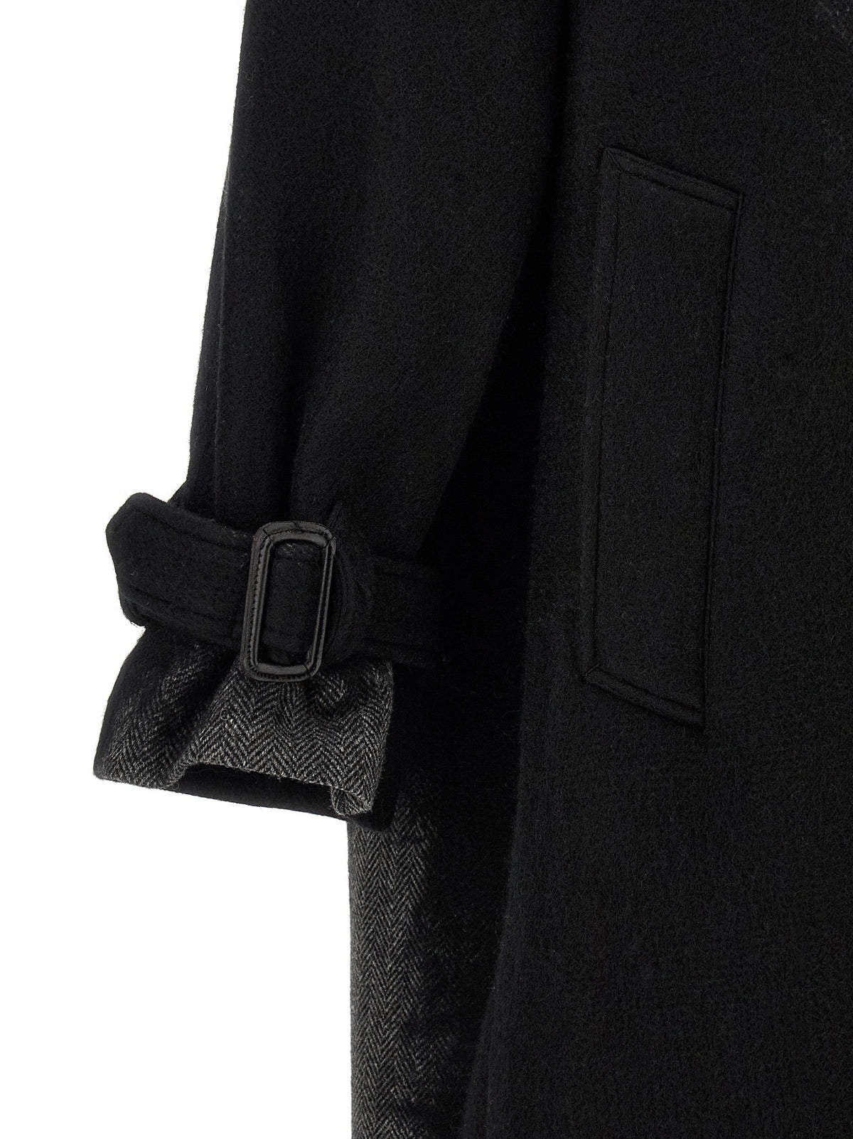 Yohji Yamamoto Gray Wool Coat - Avant-Garde Luxury Outerwear
