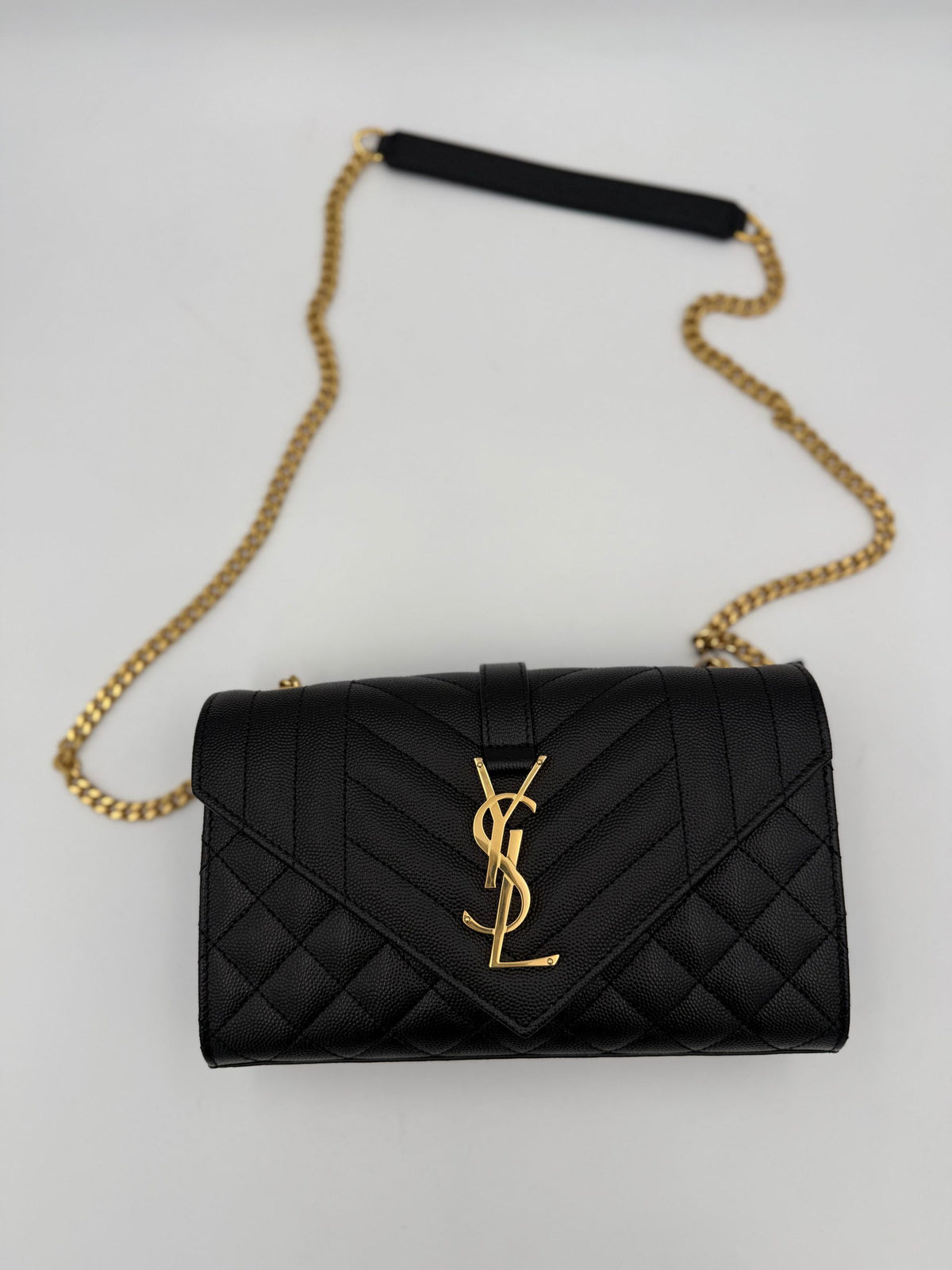 Saint Laurent Bicolor Leather Handbag - Timeless Luxury Redefined