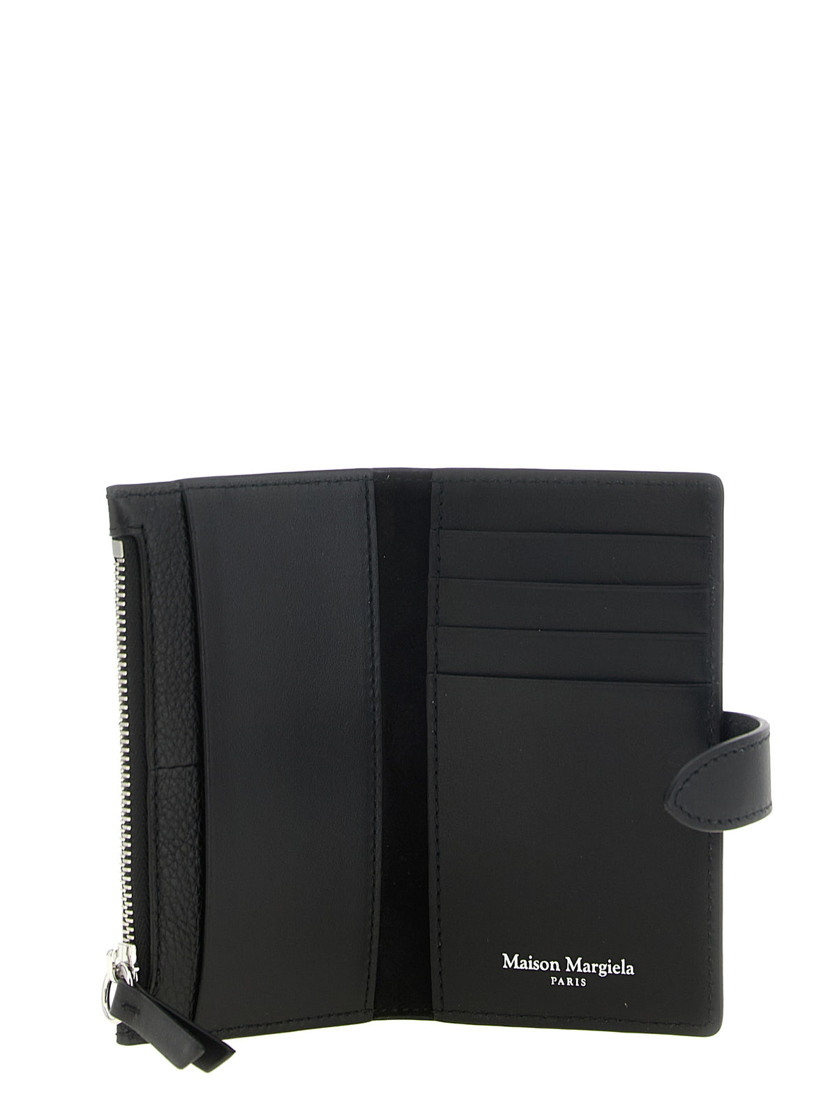Maison Margiela Black Calfskin Cardholder - Timeless Luxury Accessory