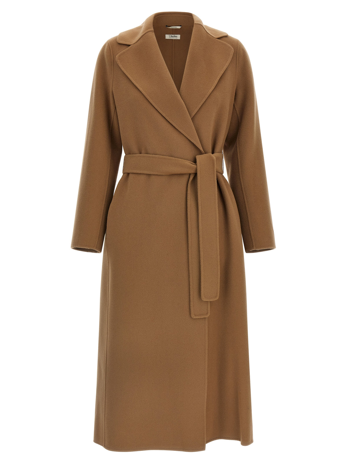 'S Max Mara Beige Wool Coat - Timeless Luxury Tailoring