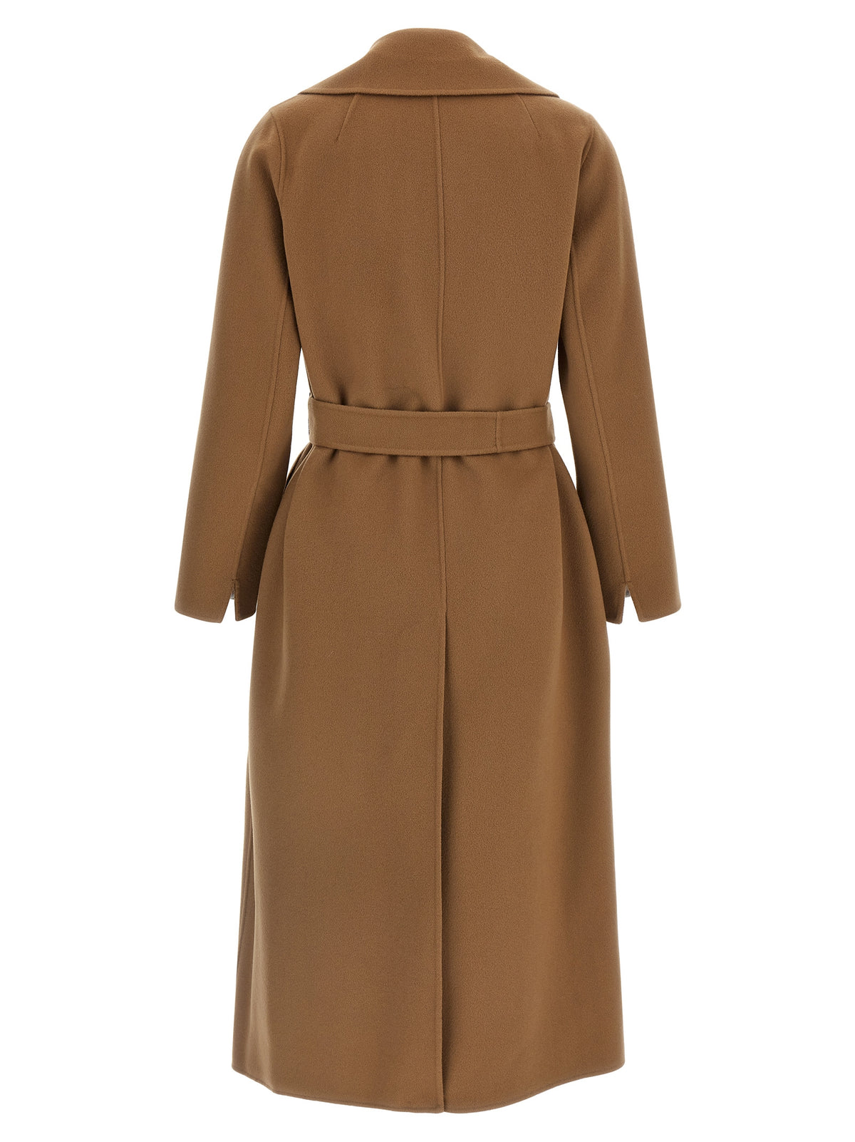 S Max Mara Beige Wool Coat - Timeless Elegance in Haute Couture