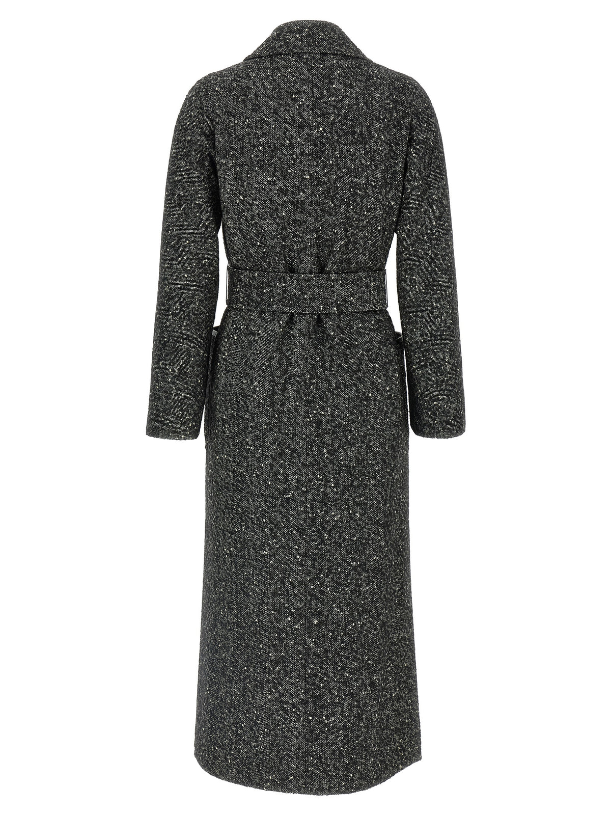 Max Mara Bicolor Virgin Wool Coat - Timeless Elegance Redefined