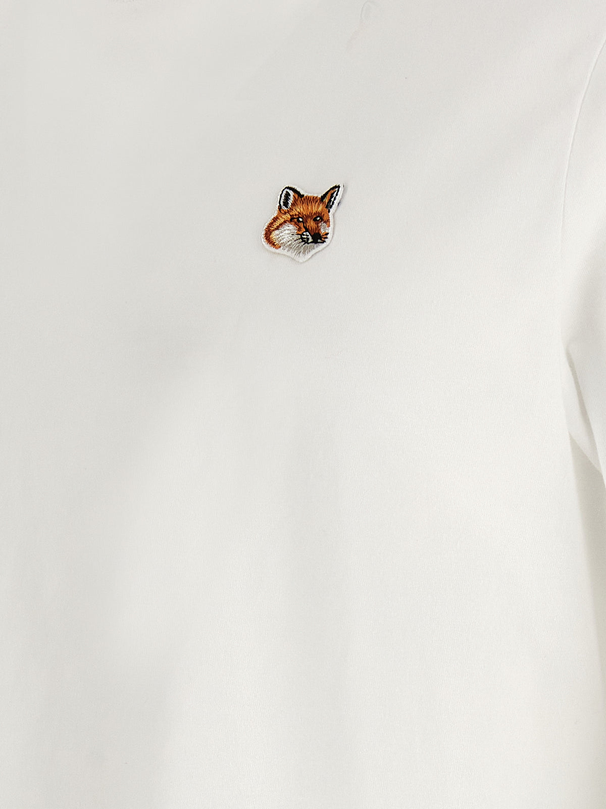 Maison Kitsuné White Cotton T-Shirt