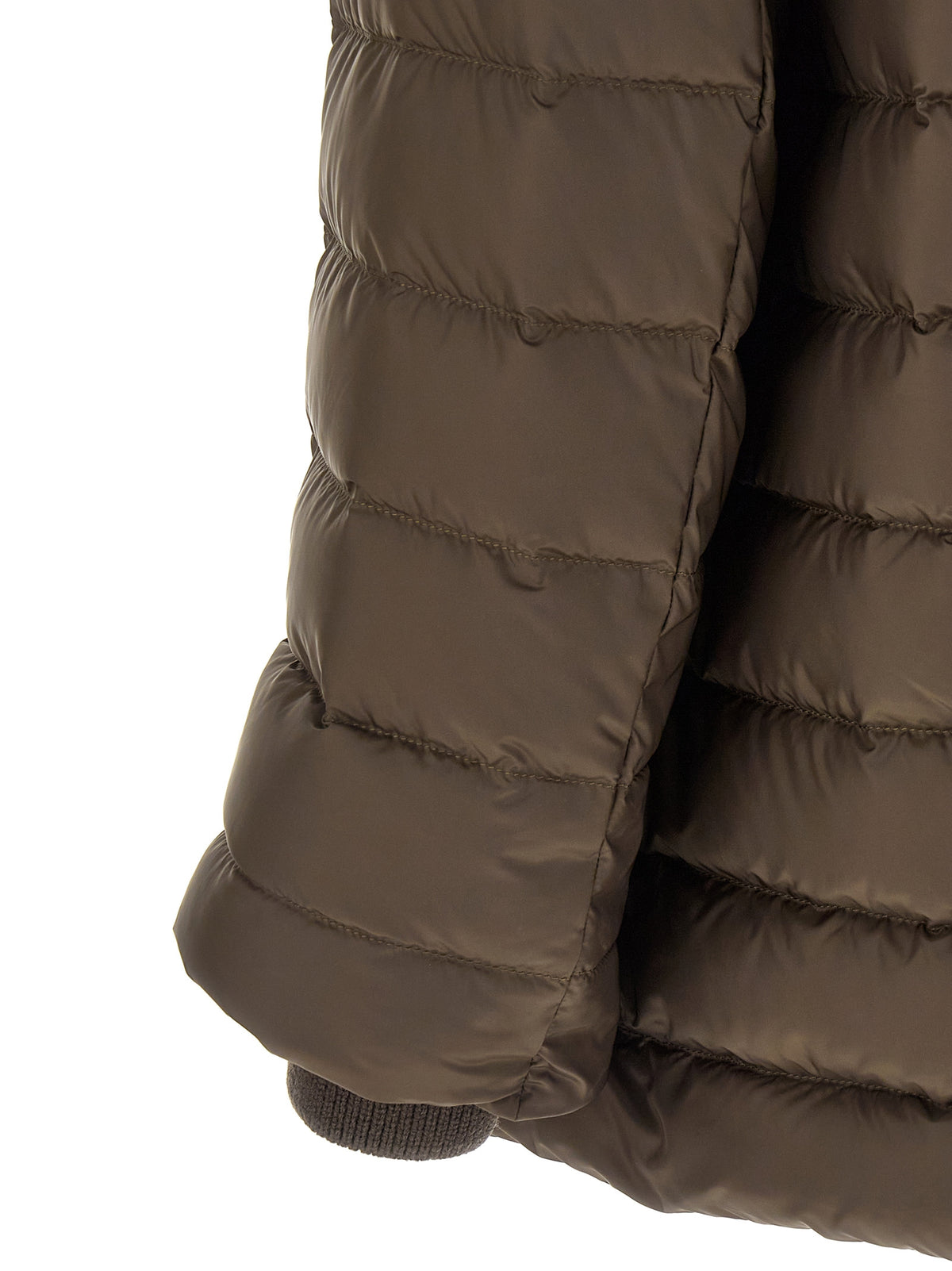 Rick Owens Flight Parka - Luxurious Brown Quilted Bomber Jacket