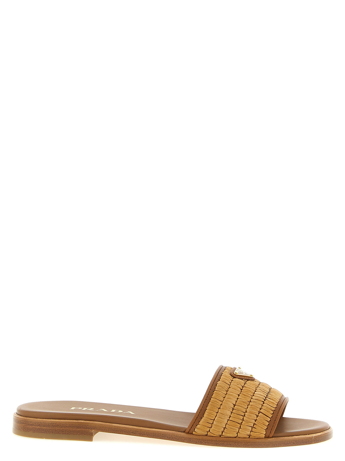 Prada Brown Viscose Slides - Exquisite Luxury Footwear