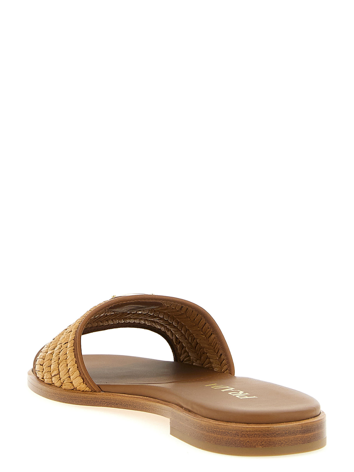 Prada Brown Viscose Slides - Exquisite Luxury Footwear
