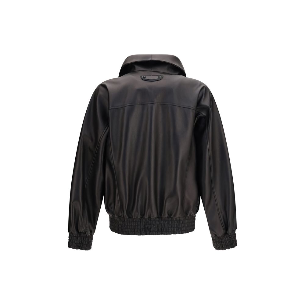 Balenciaga Black Lamb Ovis Aries Leather Jacket - Timeless Luxury