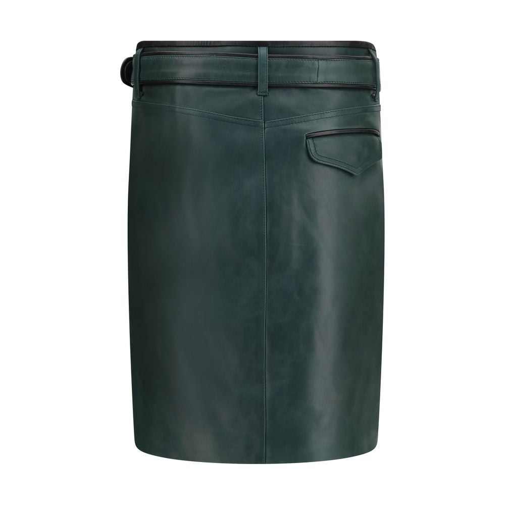 Marni Bicolor Calf Leather Long Skirt - Exquisite Italian Craftsmanship
