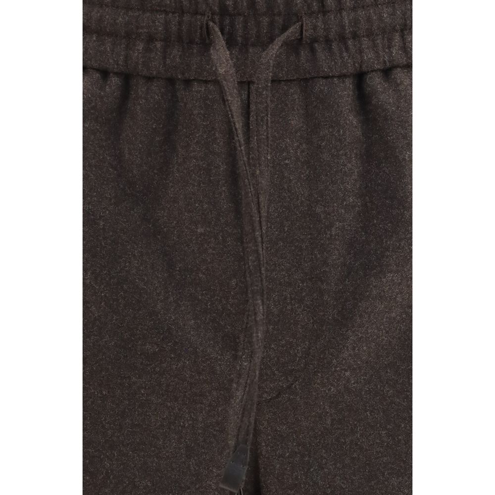 Brioni Brown Wool Casual Pants - Elevate Your Luxury Wardrobe