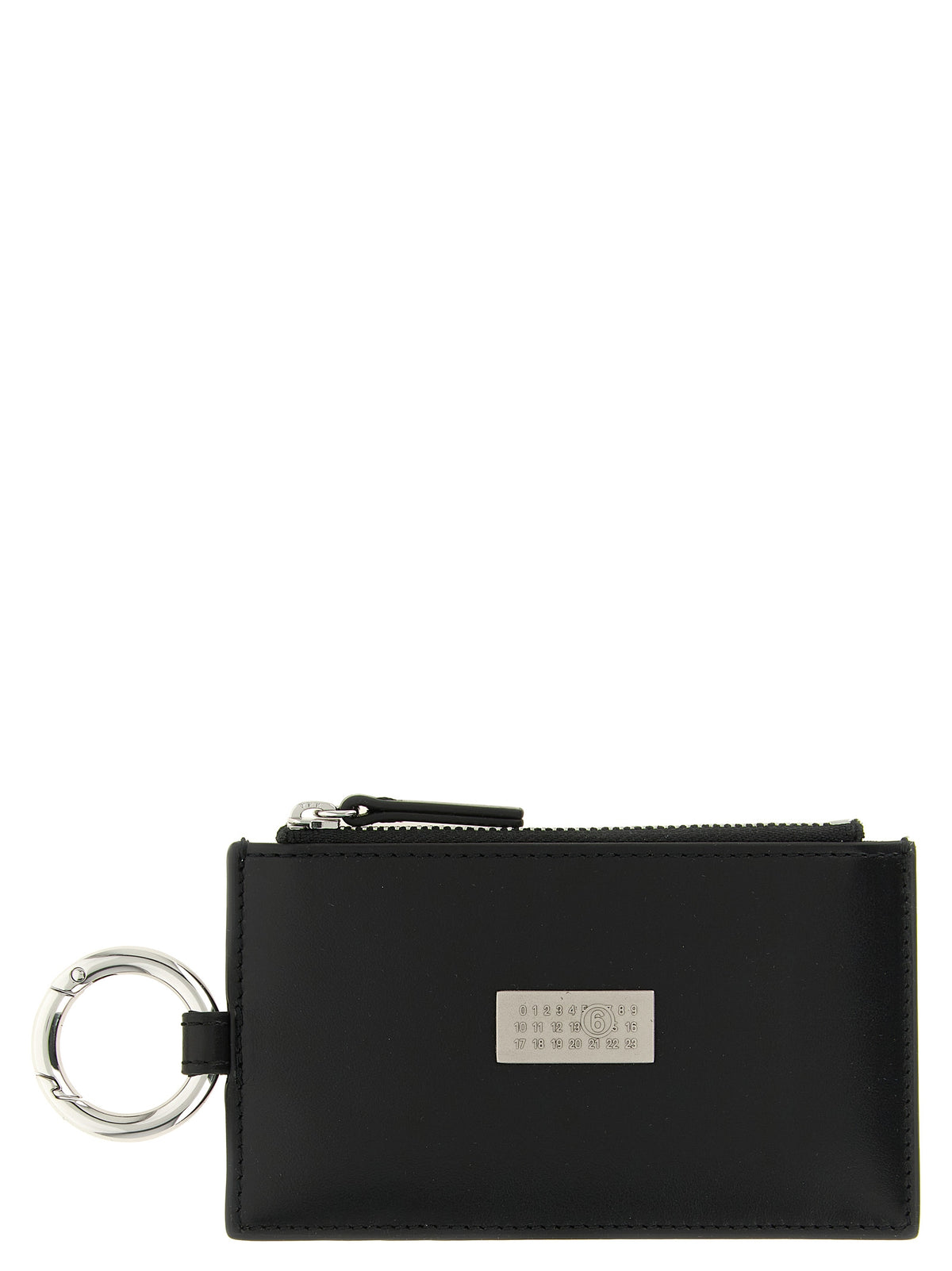 MM6 Maison Margiela Black Calfskin Cardholder - Timeless Luxury