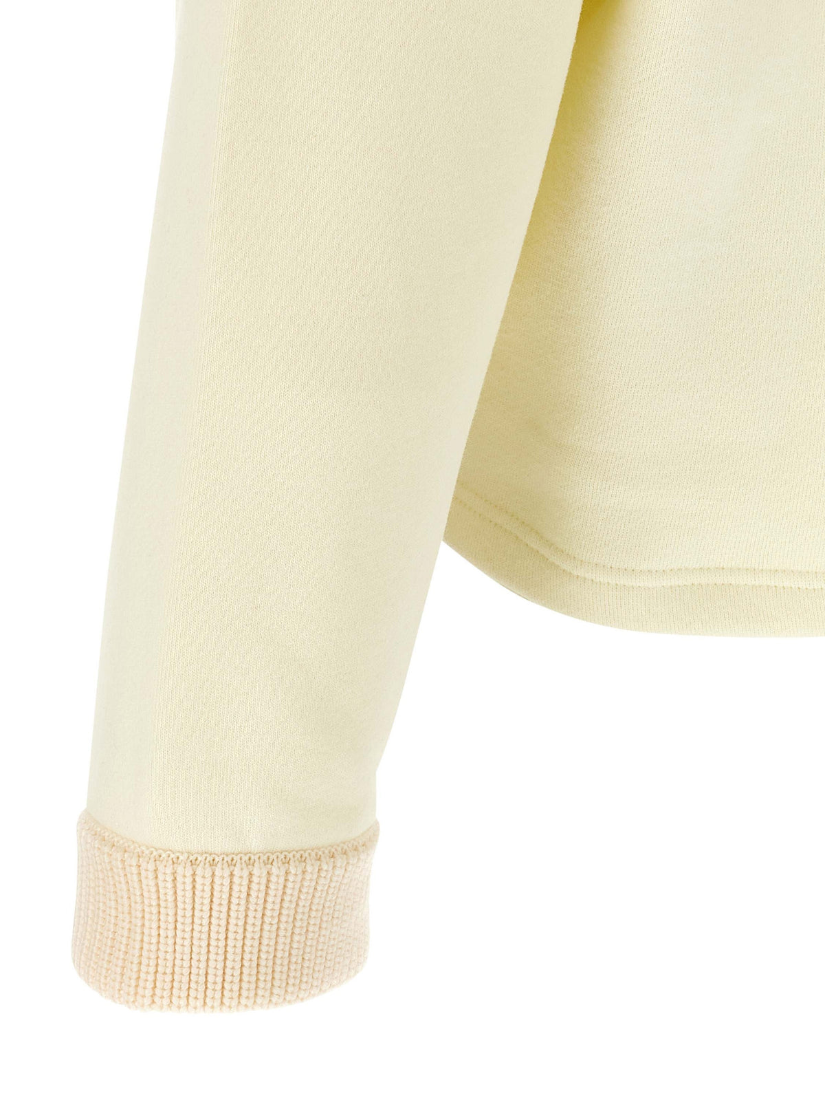 Jacquemus Beige Cotton Sweatshirt - Elevate Your Casual Elegance