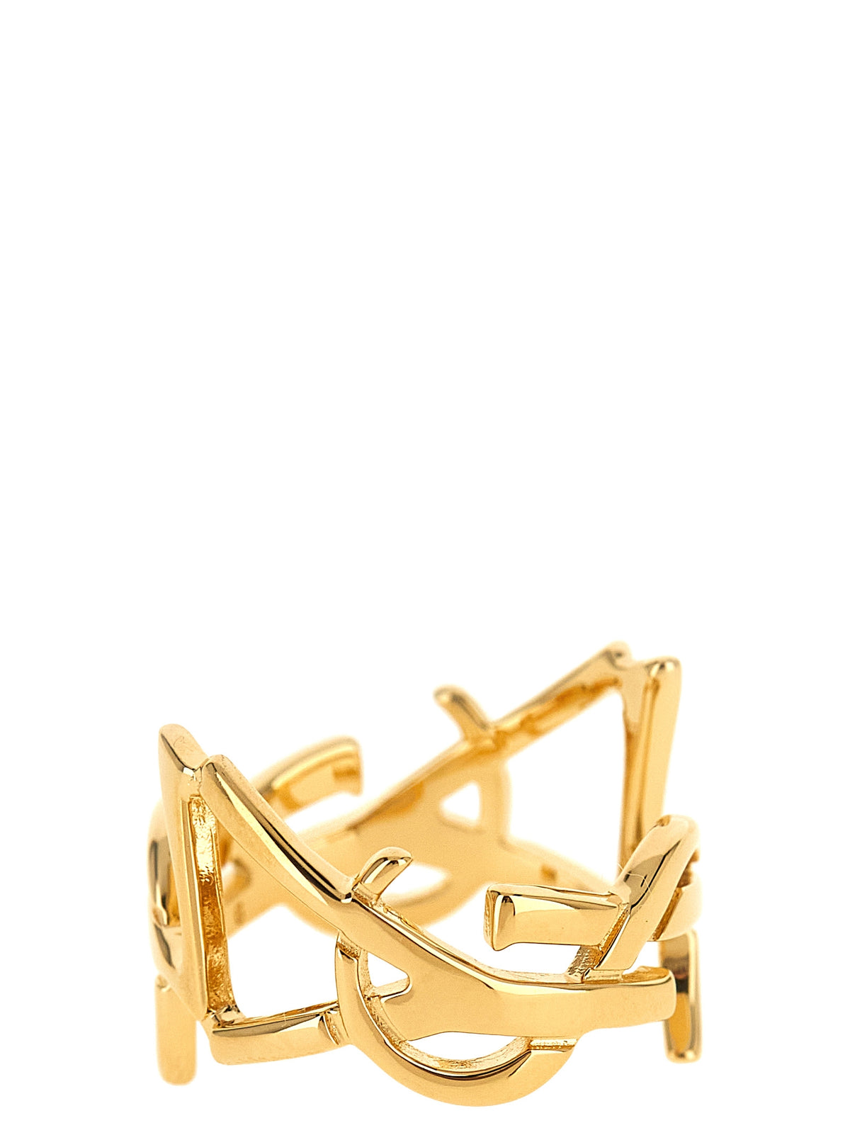 Saint Laurent Gold Brass Broch - Timeless Elegance Redefined