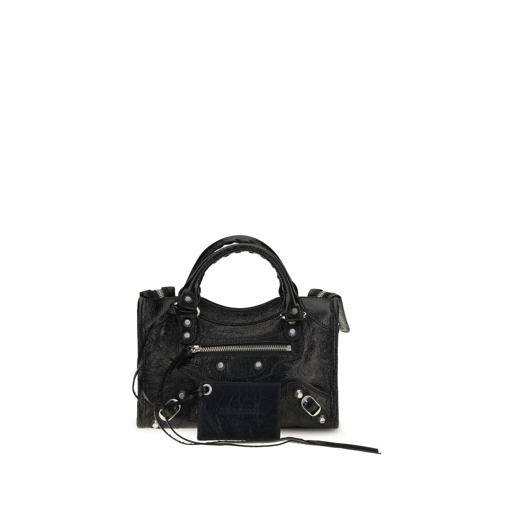 Balenciaga Black Lamb Ovis Aries Shoulder Bag - Exquisite Luxury