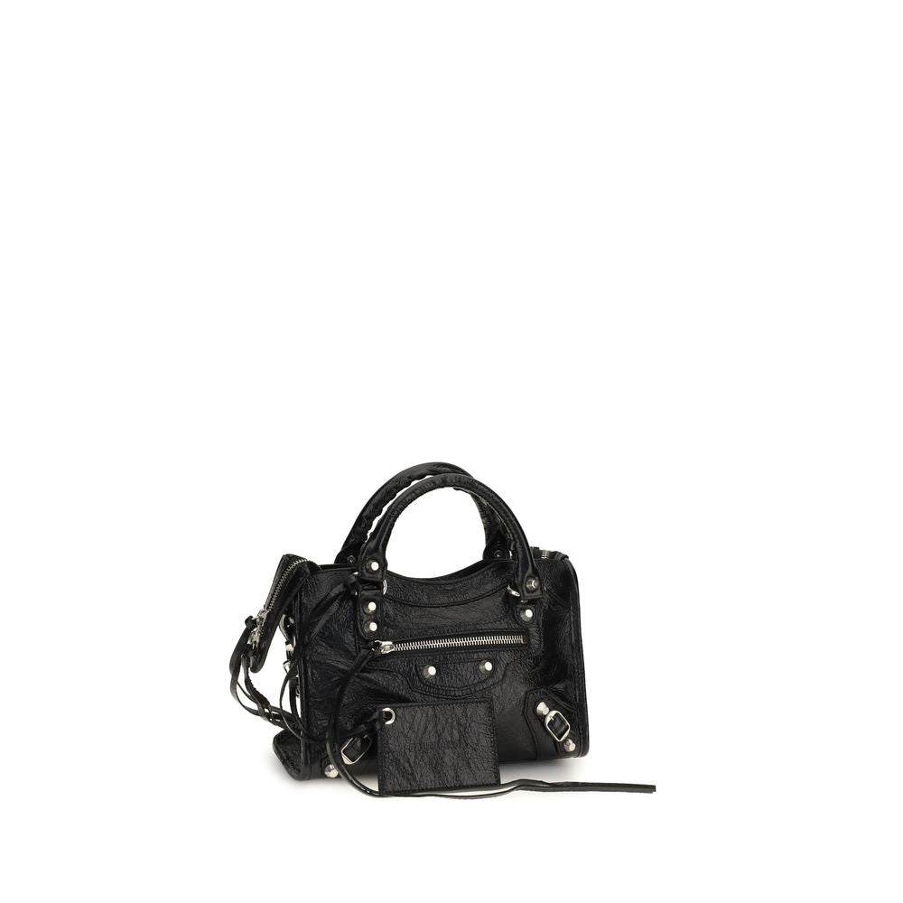 Balenciaga Black Lamb Ovis Aries Shoulder Bag - Exquisite Luxury