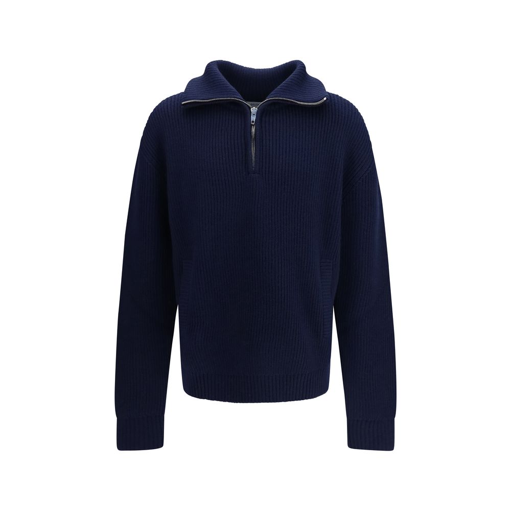 Balenciaga Blue Wool Oves Aries Sweatshirt - Timeless Luxury