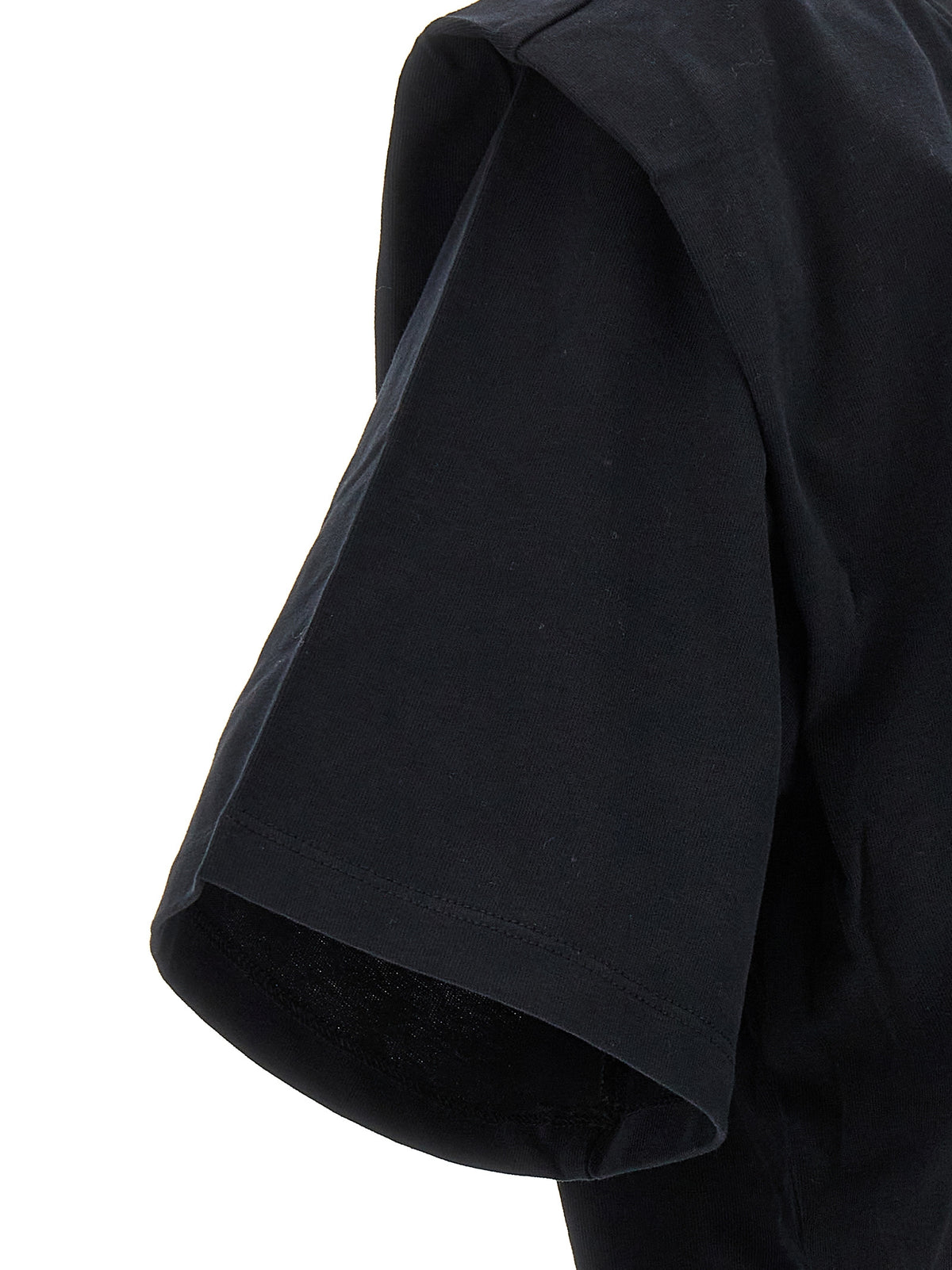 Elevate your style with the Isabel Marant 'Zelitos' black cotton t-shirt, a masterpiece of exquisite craftsmanship and bold sophistication for the discerning individual.