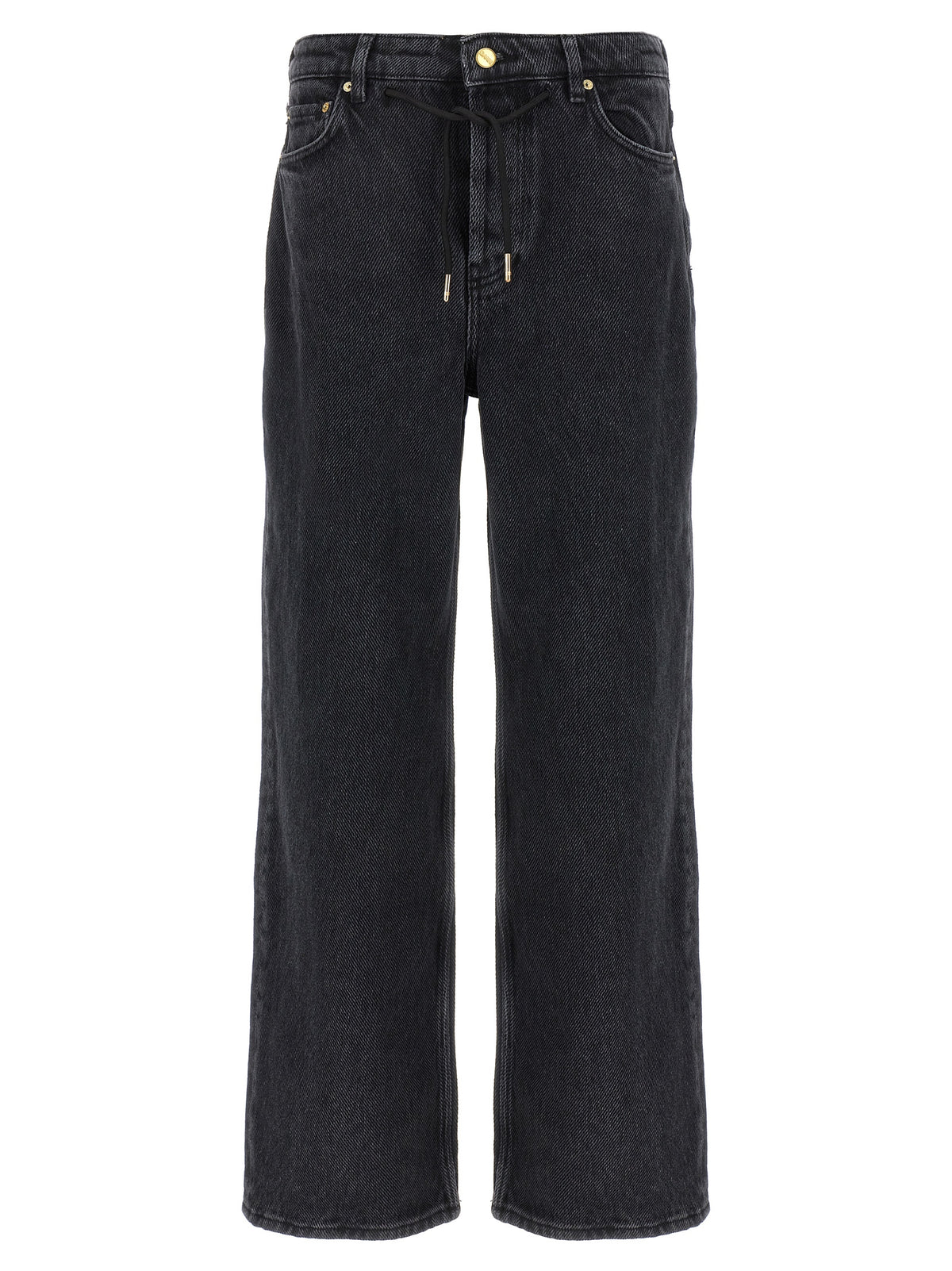 Experience the allure of GANNI's Izey denim jeans, crafted from 100% cotton for a luxurious fit and modern silhouette, perfect for the discerning individual.
