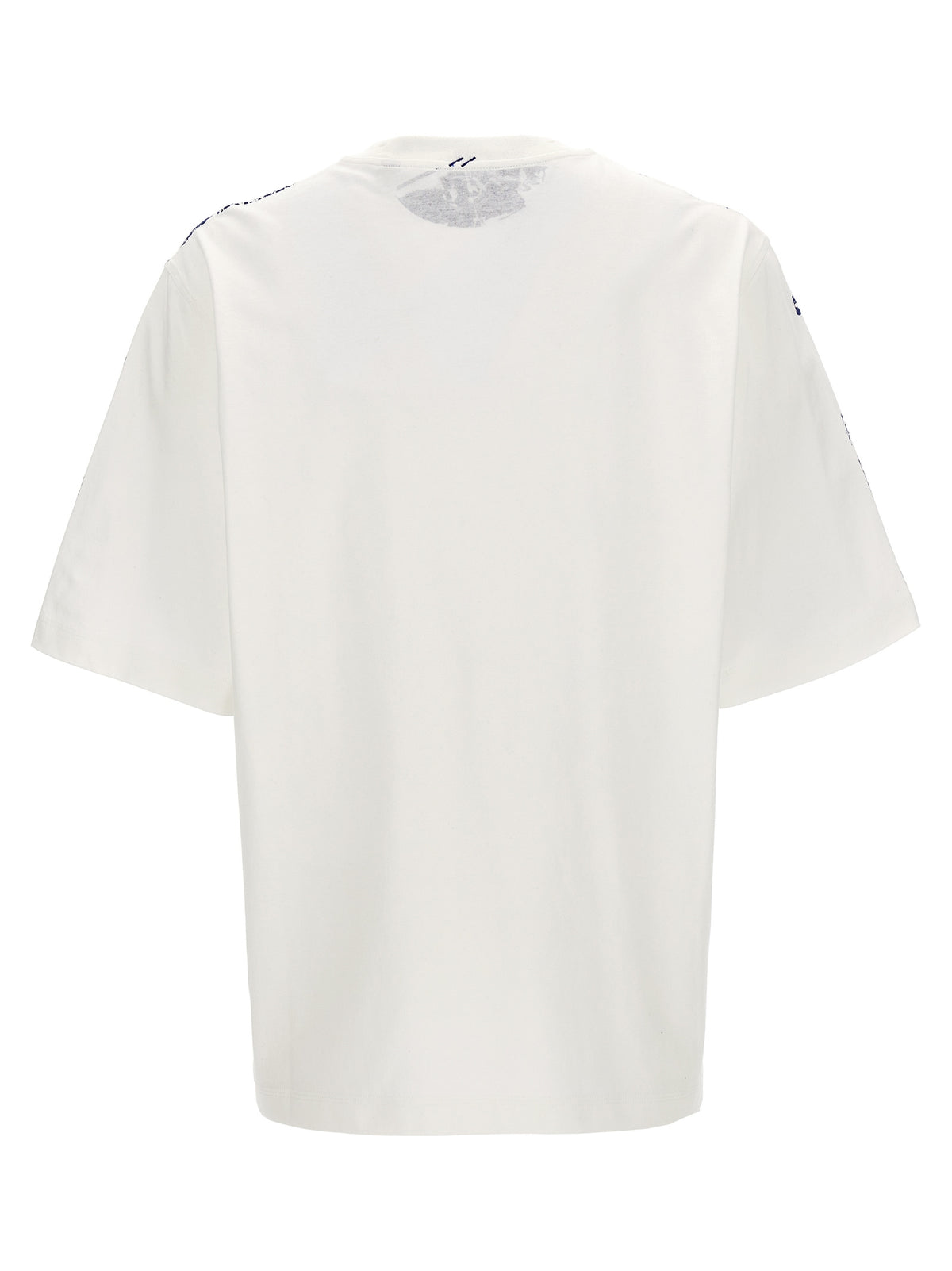 Elevate your wardrobe with the Burberry Multicolor Cotton T-Shirt, a statement piece crafted from premium cotton, embodying luxury and effortless style for discerning individuals.