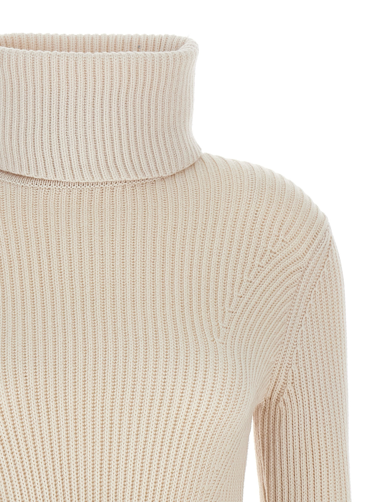 Indulge in the elegance of the Zimmermann Beige Merino Wool Cardigan, a luxurious blend of comfort and sophistication, perfect for the discerning wardrobe.