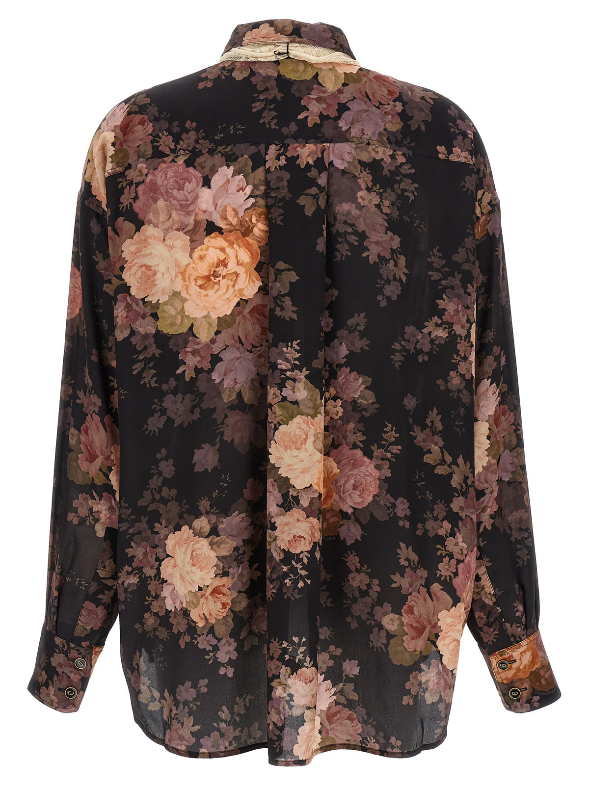 Indulge in the elegance of ZIMMERMANN's Multicolor Silk Blouse, where exquisite floral prints and luxurious silk merge to create a timeless statement of sophistication.