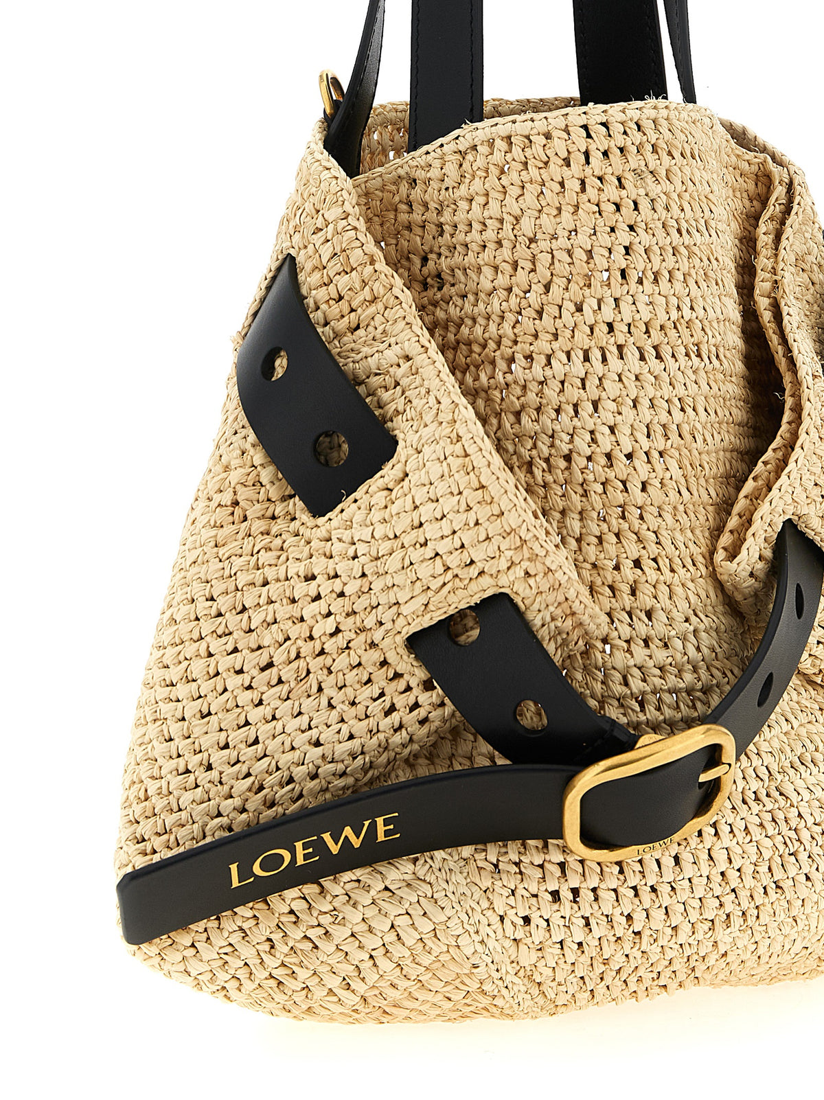 Discover the Loewe Beige Raffia Tote Bag, a masterpiece of artisanal craftsmanship, where luxurious raffia meets elegant design for the discerning connoisseur.