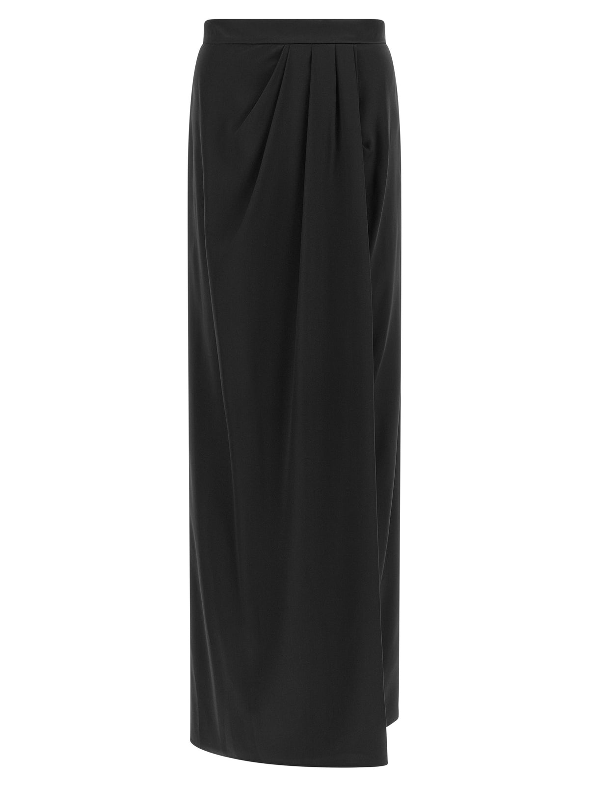 Max Mara Black Silk Mini Skirt - Timeless Elegance in Satin