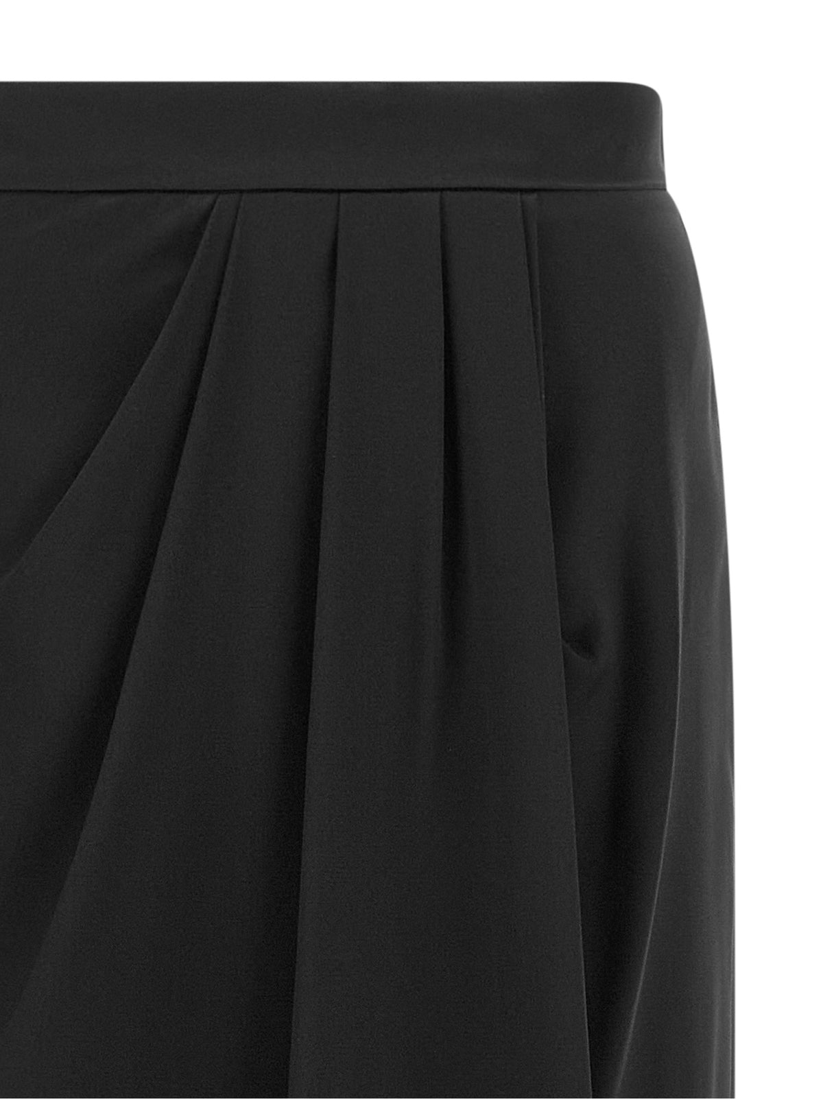 Max Mara Black Silk Mini Skirt - Timeless Elegance Redefined
