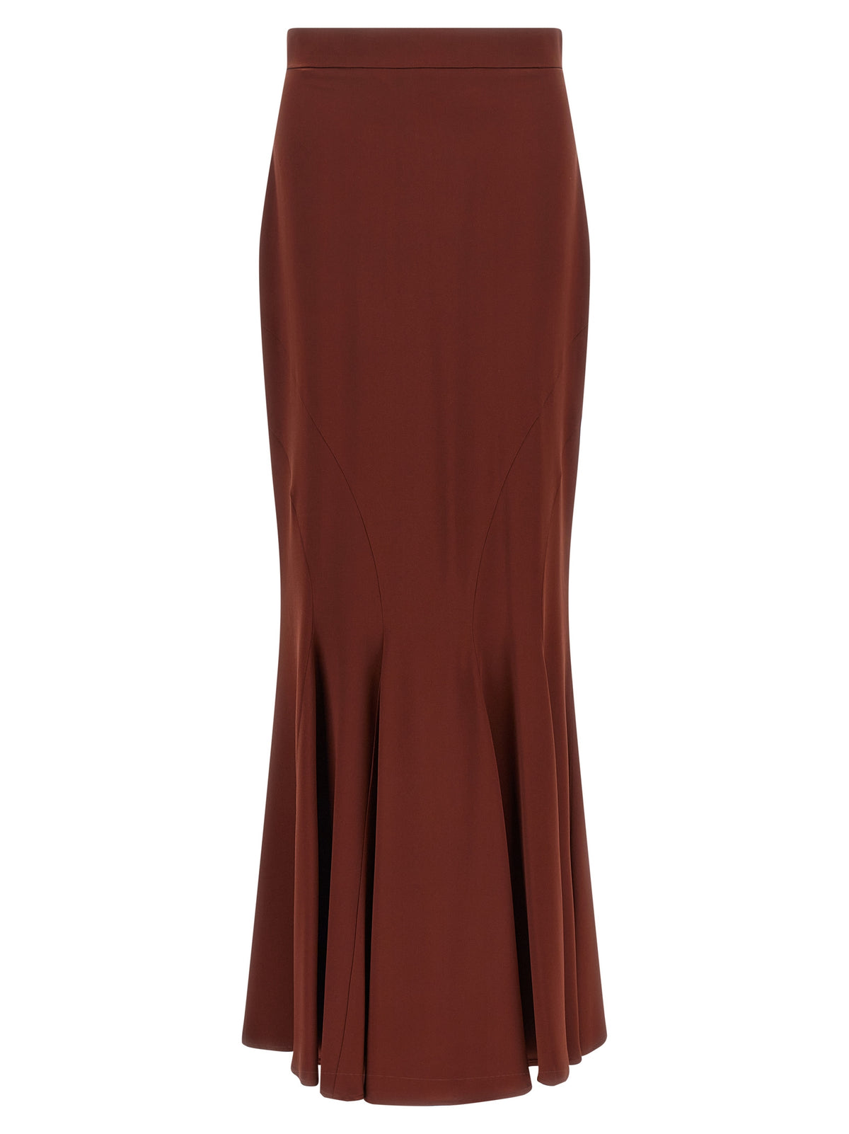 Max Mara Brown Silk Mini Skirt - Exquisite Elegance Redefined
