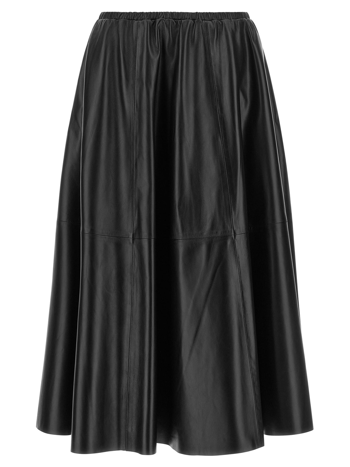 Alberta Ferretti Black Polyester Mini Skirt - Effortless Elegance