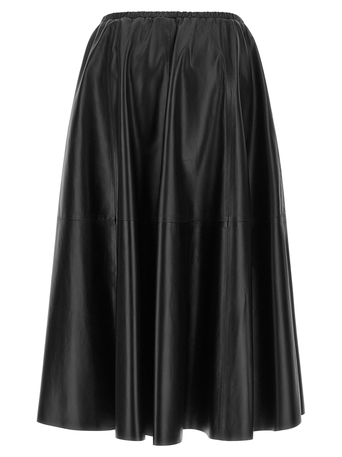 Alberta Ferretti Black Polyester Mini Skirt - Effortless Elegance