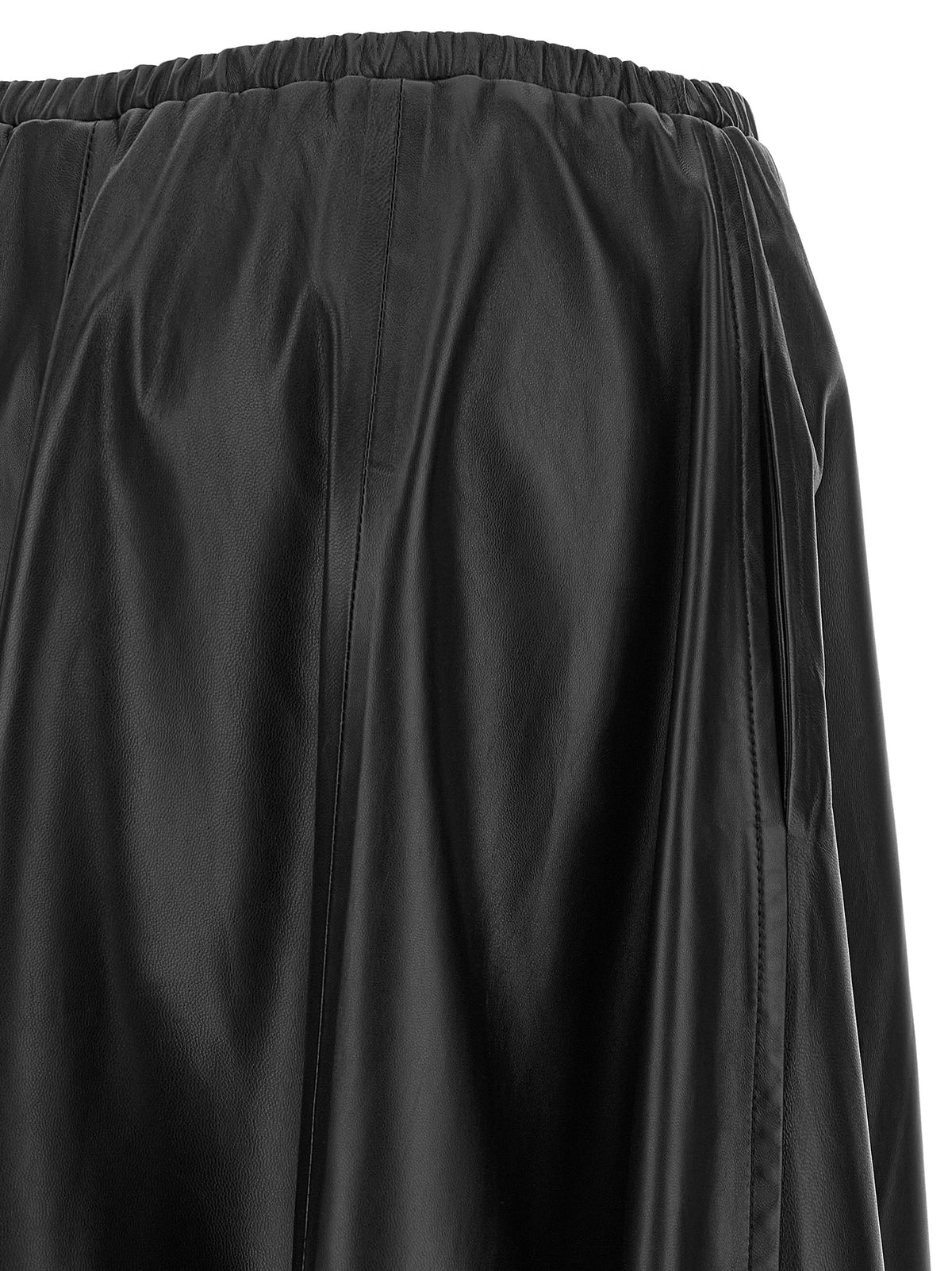 Alberta Ferretti Black Polyester Mini Skirt - Effortless Elegance