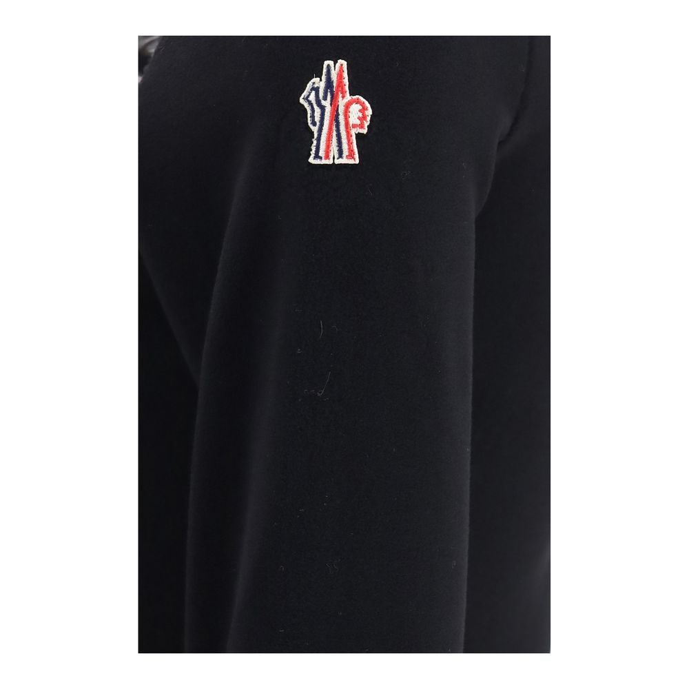 Moncler Grenoble Black Sweatshirt - Luxury Mid-Layer Elegance