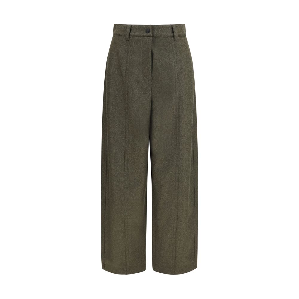 Moncler Grenoble Bicolor Wool Casual Pants - Luxury Redefined