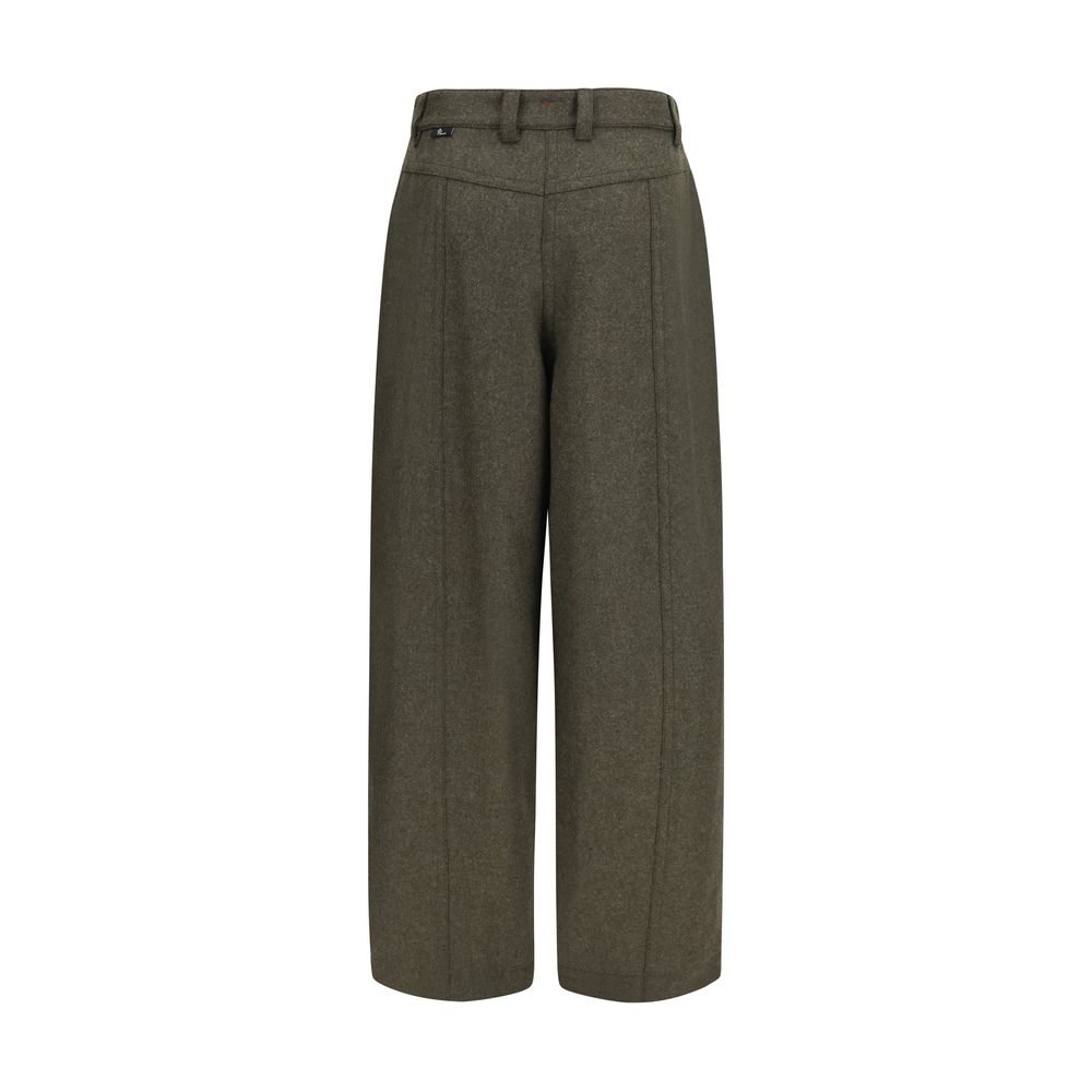Moncler Grenoble Bicolor Wool Casual Pants - Luxury Redefined