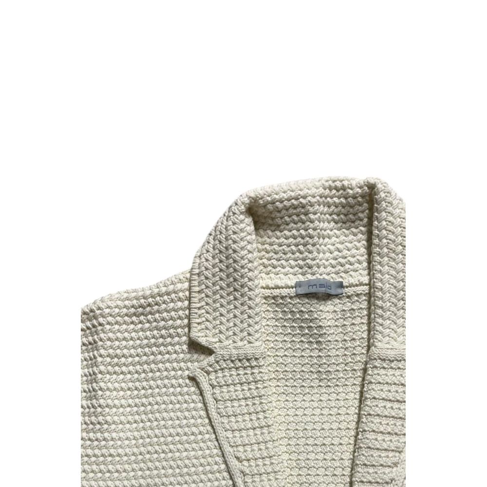 Malo White Knitted Cardigan - Elevate Your Luxury Wardrobe