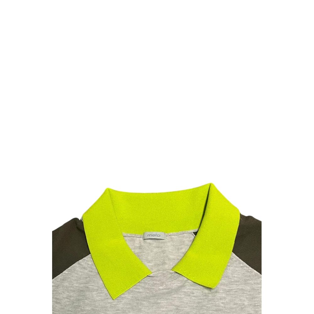 Malo Grey Cotton Men's Sweater - Elevate Your Sophistication