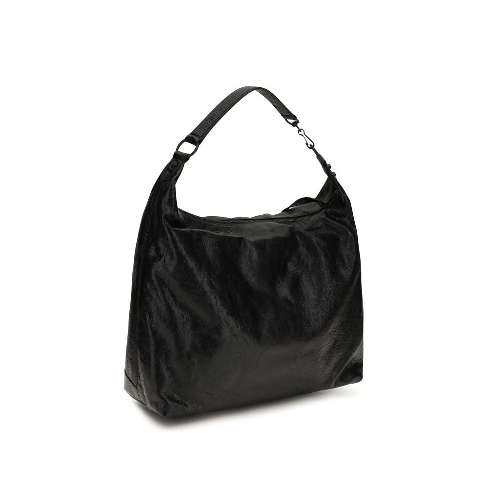 Balenciaga Le City Hobo Shoulder Bag - Luxurious Black Lambskin