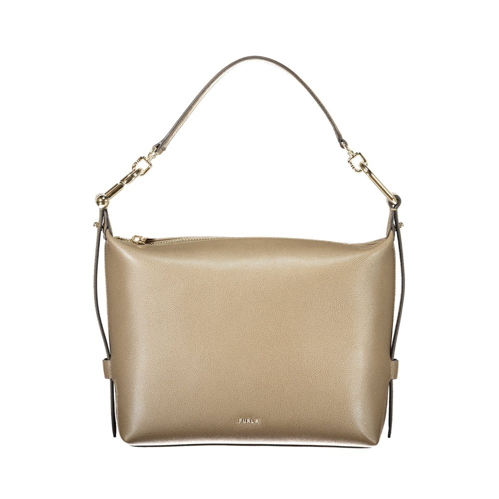 Furla Tonie M Hobo Bag - Timeless Elegance in Brown Leather