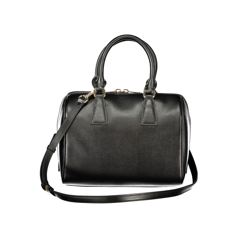 Furla Olivia M Boston Bag - Timeless Black Leather Elegance