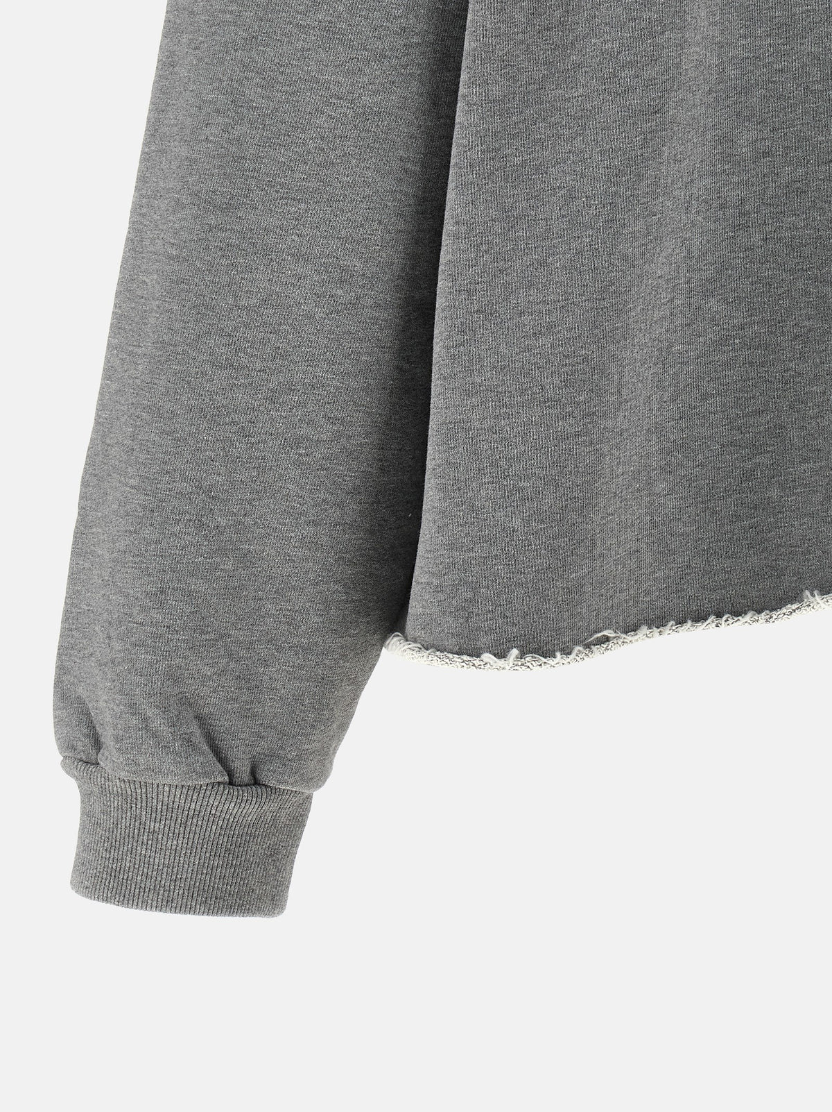 MM6 Maison Margiela Gray Cotton Sweatshirt - Avant-Garde Luxury