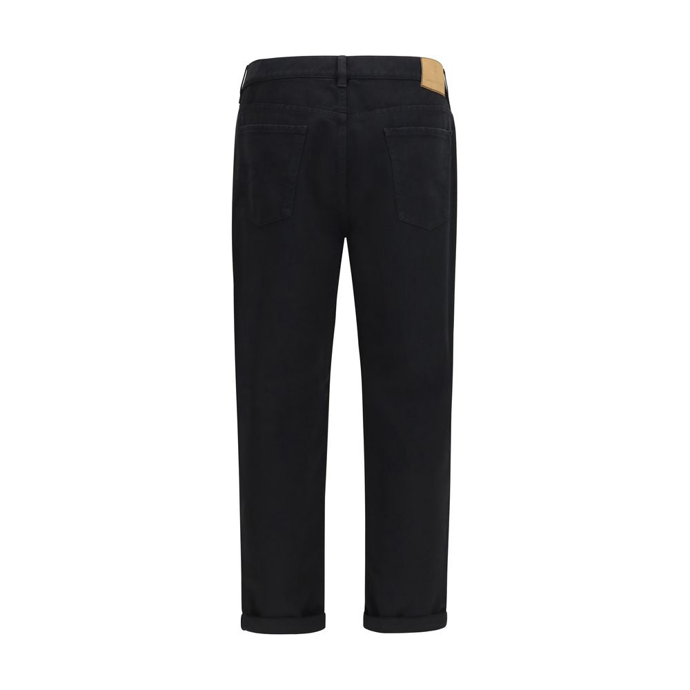 Brunello Cucinelli High-Waisted Jean - Luxurious Cotton Elegance